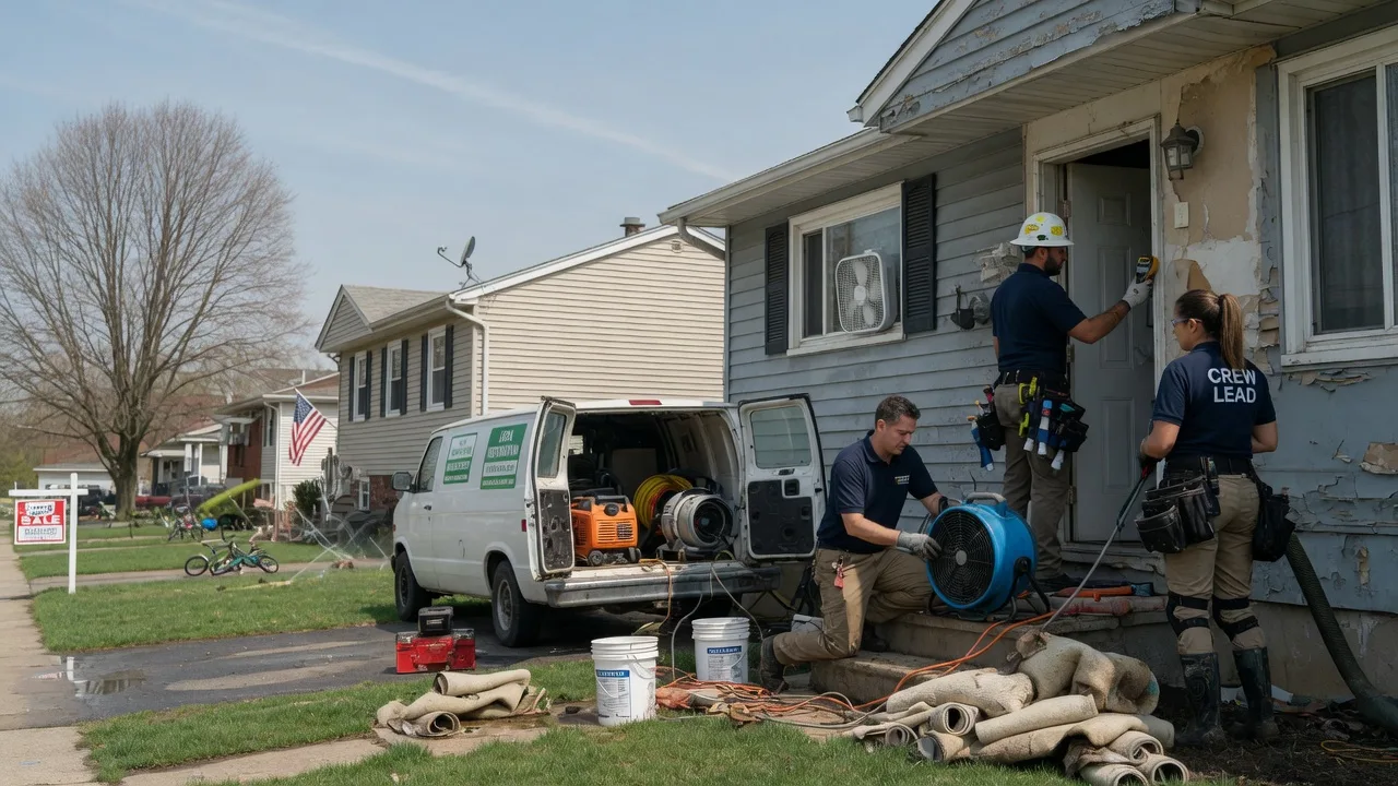 Flood Cleanup in Menomonee Falls, WI near me