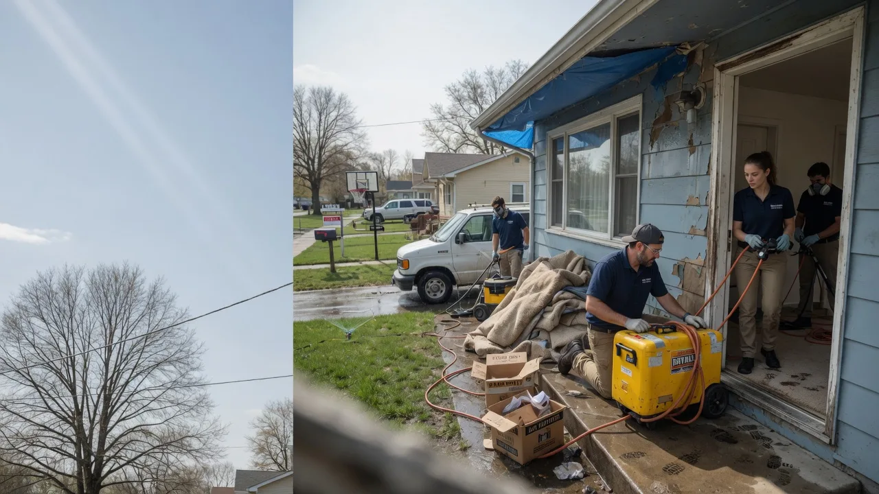 Basement Flood Cleanup in Menomonee Falls, WI near me